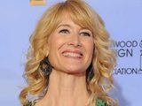 Laura Dern poses with her award for her role in Enlightened