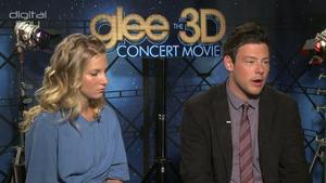 Corey Monteith, Heather Morris - 'Glee: The 3D Concert Movie' interview