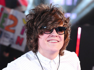 Frankie Cocozza is the runner up during the Celebrity Big Brother Final