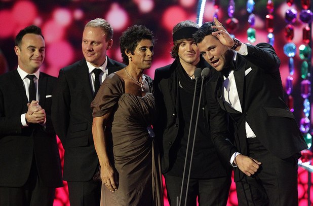 Mark Wright speaks on stage as I'm A Celebrity Get Me Out Of Here wins the Best Reality TV Show, during the 2012 NTA Awards