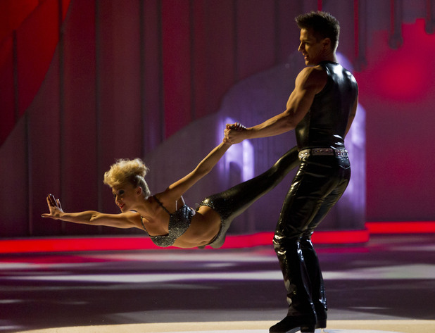 Jorgie Porter and Matt Evers