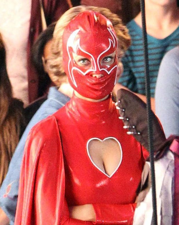 Olivia Wilde in a superhero costume