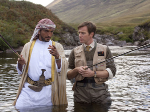 Ewan McGregor and Amr Waked in Salmon Fishing in the Yemen