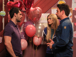 Andy is upset when Debbie backs Cameron up, telling him to leave, but Andy is adamant he won't be pushed around