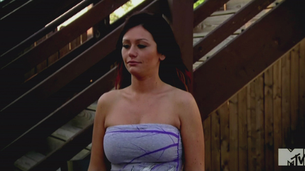 Jenni 'JWoww' Farley
MTV's 'Jersey Shore' Season 5, Episode 6
The Follow Game: Mike gathers information on a roommate while Jenni's boyfriend doesn't return her calls
USA
