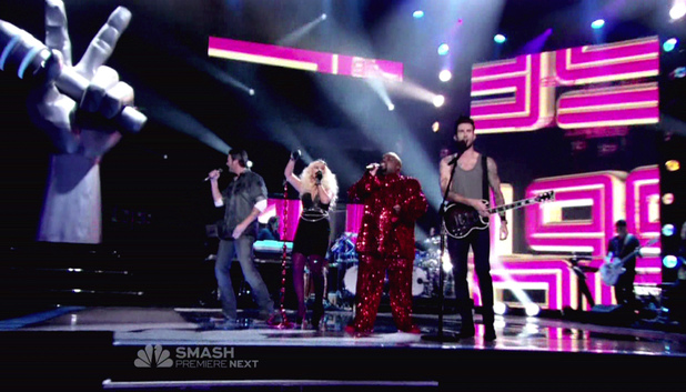 The Voice S02E02 - The coaches perform 2 Prince songs