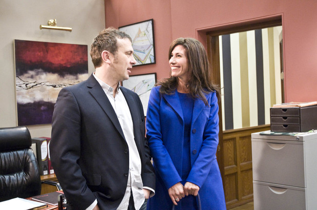 Declan introduces his new festival manager  Megan to Charity and Nicola, neglecting to mention that she is his half-sister