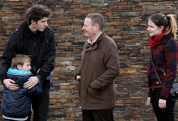 Philip pays a surprise visit to Dermot and Ben.