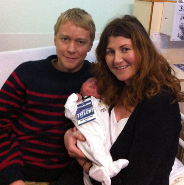 John, Lisa & Jude - Simon Cowell's baby dash