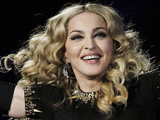 Madonna performs during halftime of the NFL Super Bowl XLVI