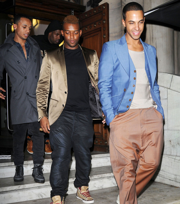 Aston Merrygold, Oritse Williams and Marvin Humes