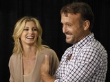 Country music couple Faith Hill and Tim McGraw