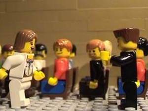 Lego fan recreates iconic movie moments