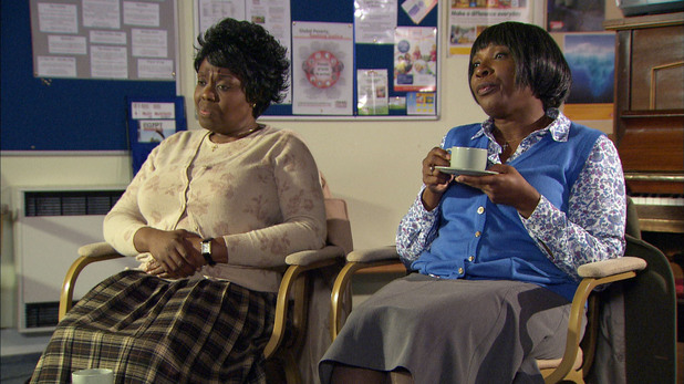 Ellen Thomas guests as Francine in a story for Mrs Tembe