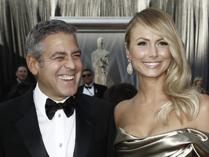 George Clooney, Stacy Keibler, Oscars 2012