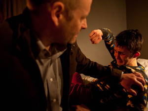 George tries to fight back against Graham.