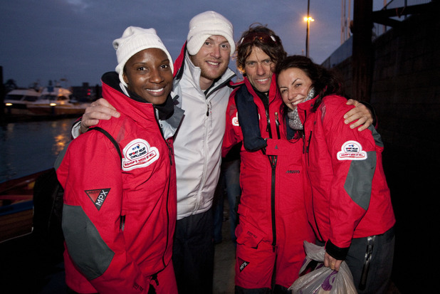 Denise Lewis, Andrew Flintoff, John Bishop and Davina McCall