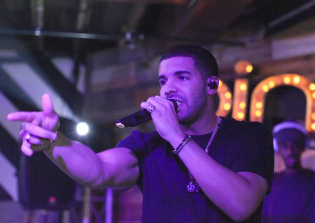 Drake performing live