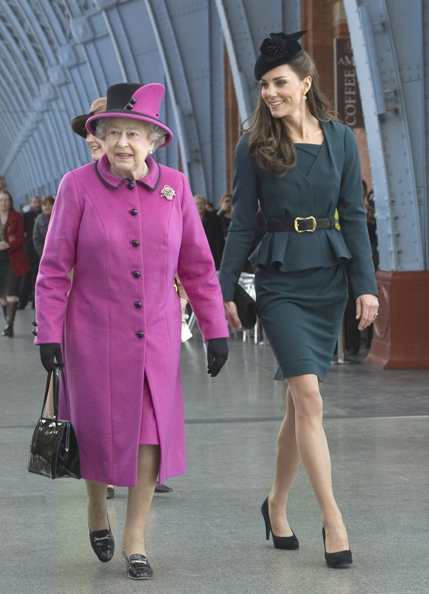 The Queen and Kate Middleton