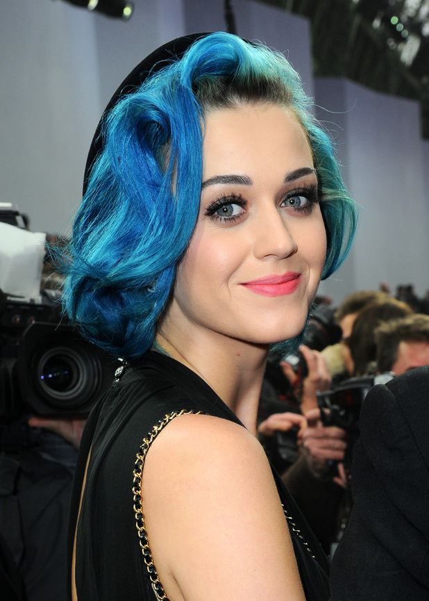 Katy Perry at Paris Fashion Week 2012