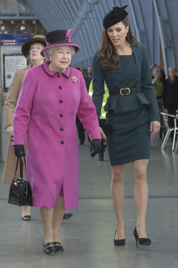 Kate Middleton and The Queen