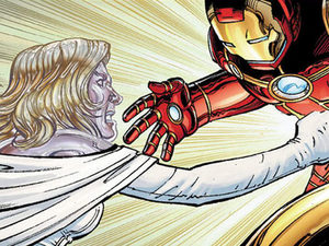 Avengers vs X-Men #2 Emma Frost Iron Man