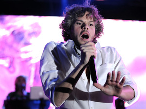 Pnau
performing live in concert at the annual 'Homebake' Australian music festival
Sydney, Australia