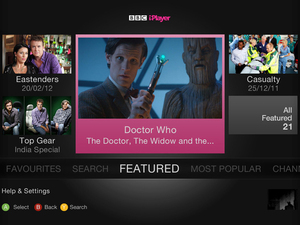 BBC iPlayer on the Xbox 360