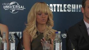 Rihanna on her movie debut in 'Battleship'