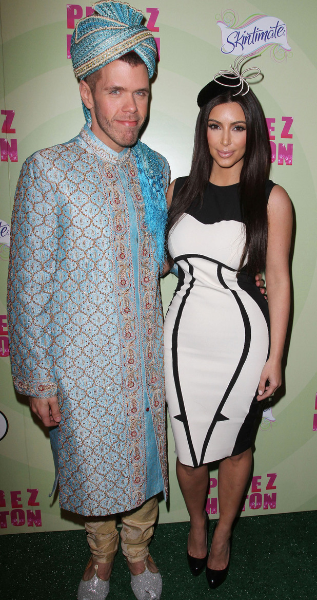 Perez Hilton and Kim Kardashian