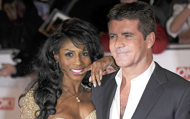 Sinitta and Simon Cowell