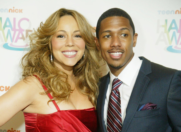 Mariah Carey and Nick Cannon arrive at the TeenNicks HALO Awards screening Washington DC