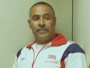 Daley Thompson in the Adidas 'Take the Stage' advert