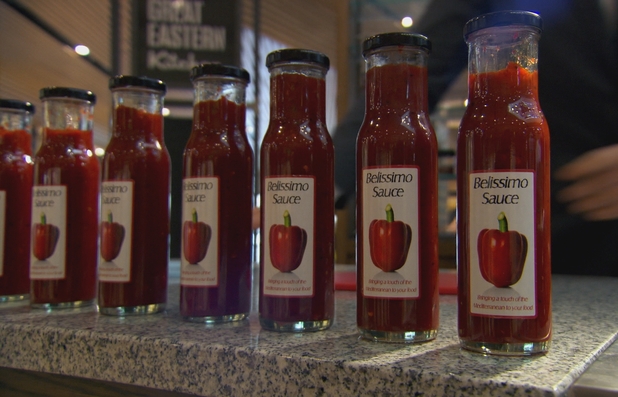 Misspelt sauce on The Apprentice S08E03