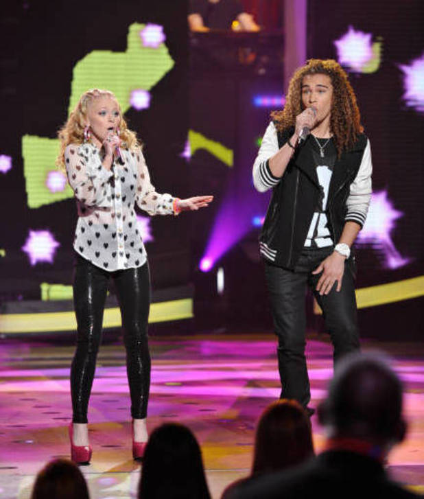 Hollie Cavanagh and DeAndre Brackensick 