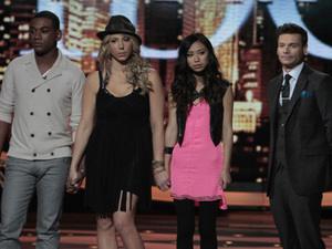 American Idol:  Josh Ledet, Elise Testone and Jessica Sanchez