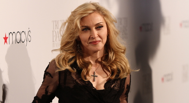 Madonna at the Truth or Dare by Madonna fragrance launch at Macy's