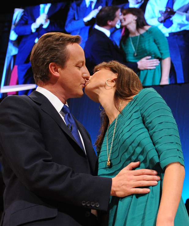 David Cameron and Samantha Cameron National Kissing Celebrity gallery Digital Spy