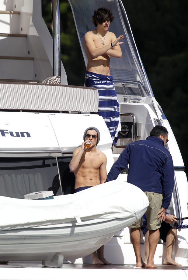 Harry Styles and Louis Tomlinson
