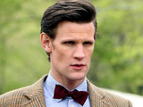 Matt Smith filming Doctor Who in Central Park, New York.