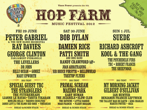Hop Farm festival lineup