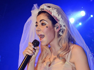 Marina Diamandis of Marina and The Diamonds performs in a wedding dress at G-A-Y
London, England - 14.04.12
Credit Mandatory: Chris Jepson/WENN.com