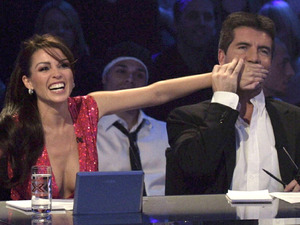 Danii Minogue and Simon Cowell