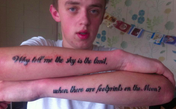 Apprentice fan has series seven Melody Hossaini quote tattooed on arm