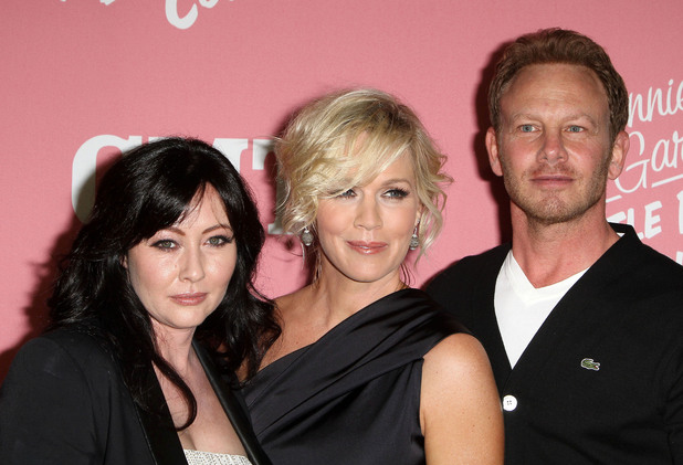 Shannen Doherty, Jennie Garth, Ian Ziering