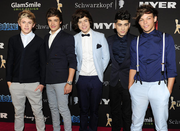 One Direction, 54th Annual TV Week Logie Awards, Melbourne,