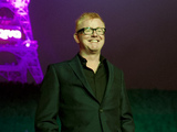 Chris Evans in front of Crystal Palace Tower on Switchover Night