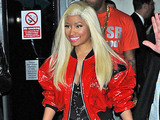 Nicki Minaj leaving her hotel London