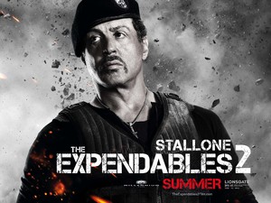 Sylvester Stallone, Expendables 2 character poster
