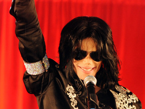 Michael Jackson Press conference and tour announcement held at the O2 Arena London, England